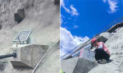 金沙江某水电站边坡自动化爆破振动监测