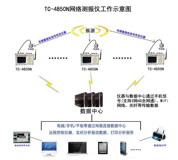 4850N無線網絡測振儀原理圖片